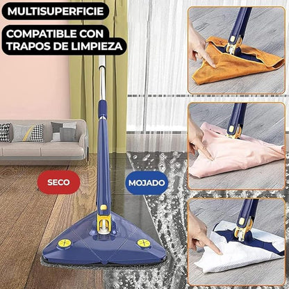 DRIPLESS™-Mopa triangular giratoria 360°