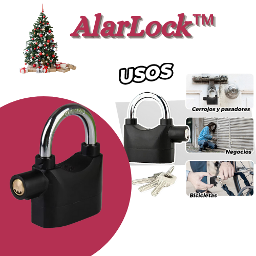 ALARLOCK™-Candado Anti Robo con Alarma