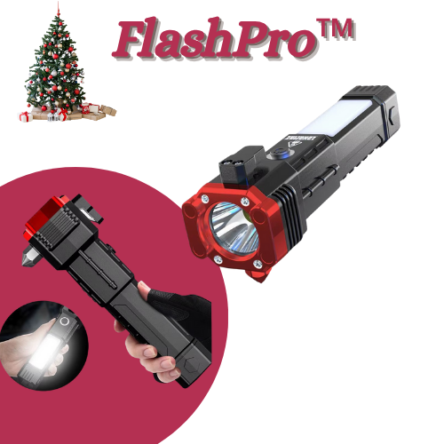 FLASHPRO™ –Linterna Multifuncional 4 En 1 Recargable