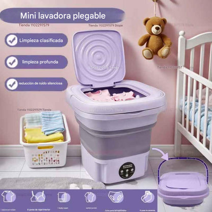 AQUAFOLD™-Mini Lavadora Portátil Plegable