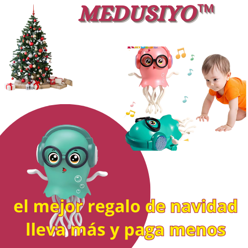 MEDUSIYO™-Pulpo Bailarín Interactivo con Música